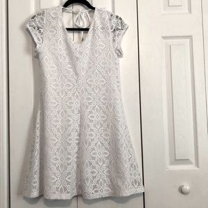 A beautiful white dress for size14